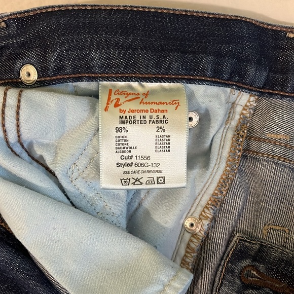 Citizens of Humanity Evans Relaxed Jeans - Size 34x29 CP - Picture 7 of 12